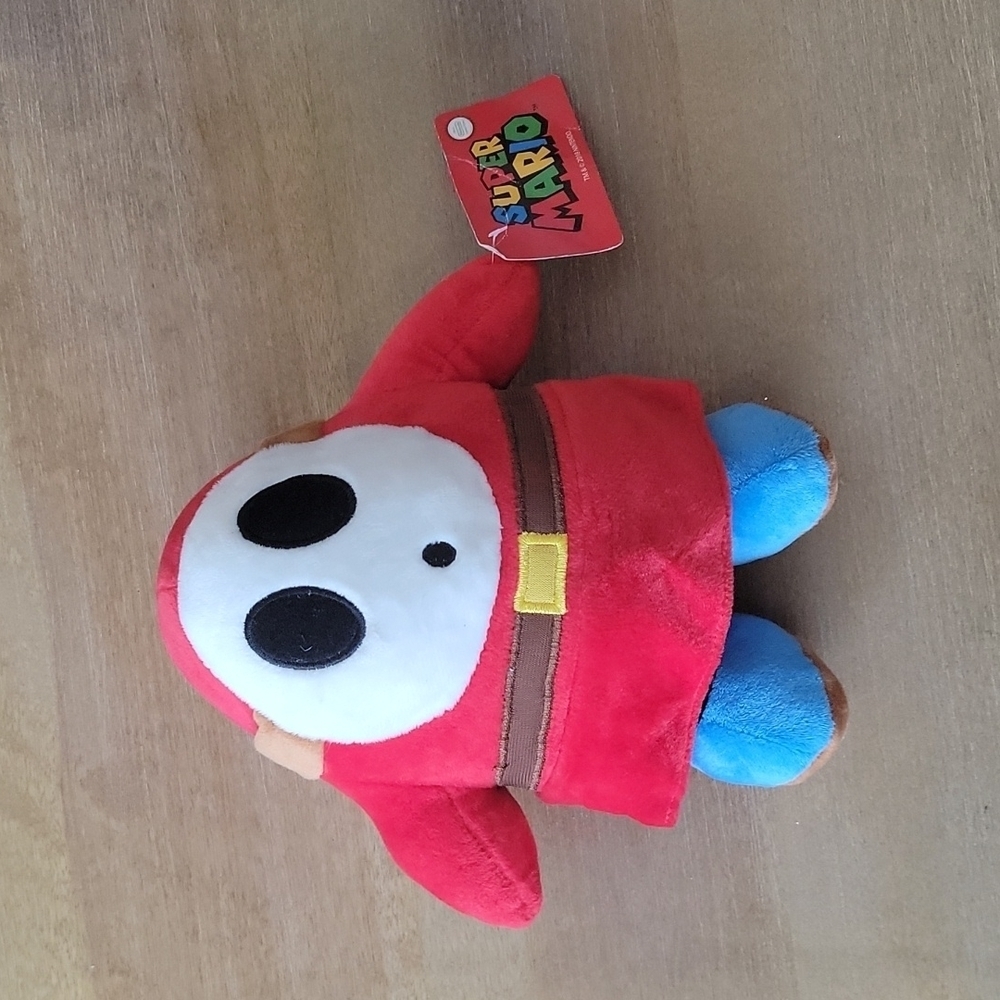 Nintendo Super Mario Shy Guy Plush 2018 Good Stuff NWT 9" Stuffed Character Toy - Picture 2 of 10